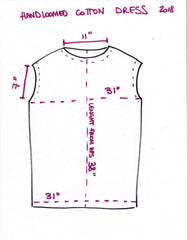 HAND LOOMED COTTON TUNIC - WHITE